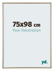 Annecy Kunststoff Bilderrahmen 75x98cm Champagner Vorne Messe | Yourdecoration.at