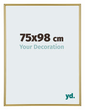 Annecy Kunststoff Bilderrahmen 75x98cm Gold Vorne Messe | Yourdecoration.at