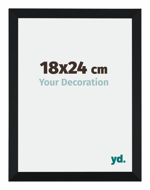 Catania MDF Bilderrahmen 18x24cm Schwarz Messe | Yourdecoration.at