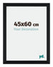 Catania MDF Bilderrahmen 45x60cm Schwarz Messe | Yourdecoration.at