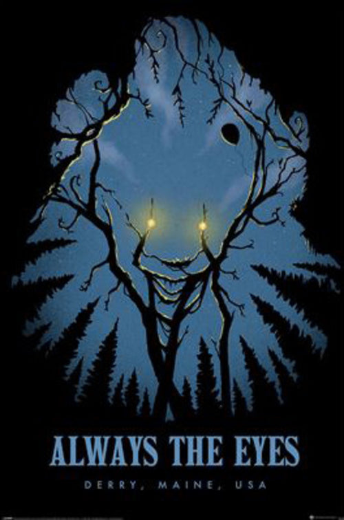 Poster It Welcom To Derry Always The Eyes 61x91 5cm PP2510322 | Yourdecoration.at