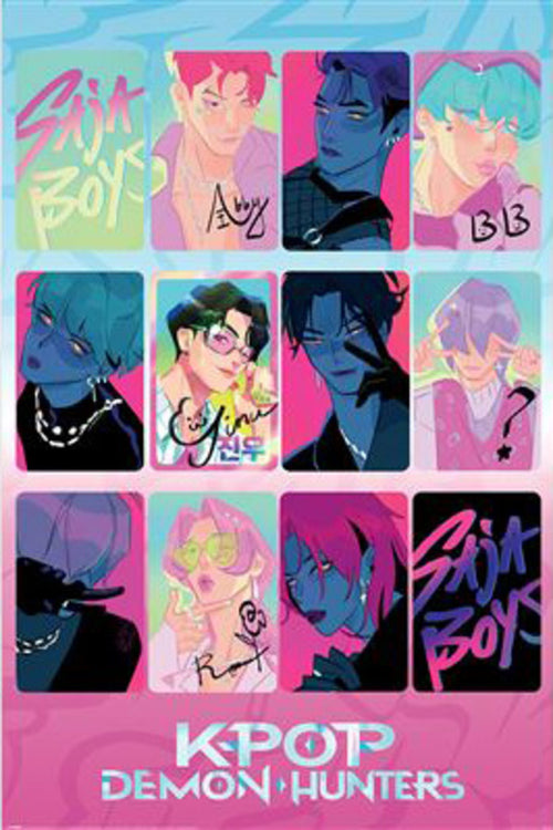 Poster K Pop Demon Hunters Light And Dark 61x91 5cm PP2510670 | Yourdecoration.at