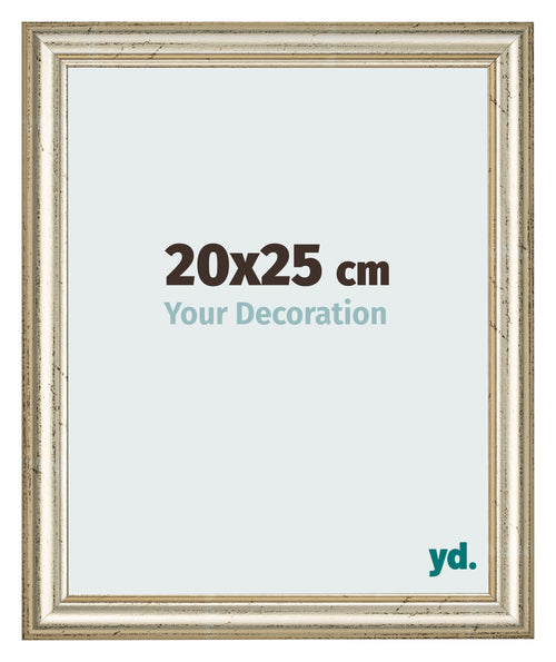 Bilderrahmen 20x25cm Metallglanz MDF Lazio Vorne Messe | Yourdecoration.at