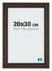 Bilderrahmen 20x30cm Eiche Dunkel MDF Lazio Vorne Messe | Yourdecoration.at