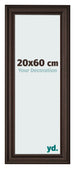 Bilderrahmen 20x60cm Eiche Dunkel MDF Lazio Vorne Messe | Yourdecoration.at