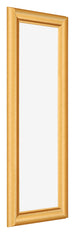 Bilderrahmen 20x60cm Gold Matt MDF Lazio Vorne Schrag | Yourdecoration.at