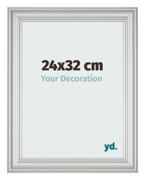 Bilderrahmen 24x32cm Silber Matt MDF Lazio Vorne Messe | Yourdecoration.at