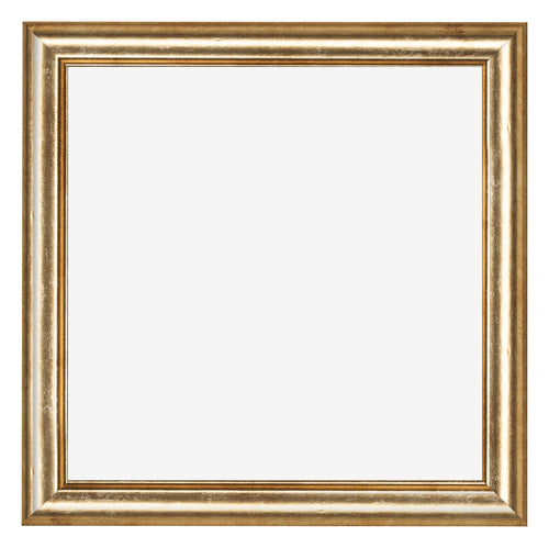 Bilderrahmen 25x25cm Gold Antik MDF Lazio Vorne | Yourdecoration.at