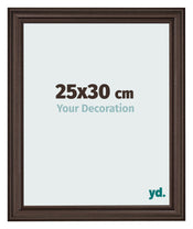 Bilderrahmen 25x30cm Eiche Dunkel MDF Lazio Vorne Messe | Yourdecoration.at