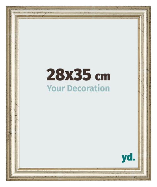 Bilderrahmen 28x35cm Metallglanz MDF Lazio Vorne Messe | Yourdecoration.at