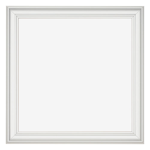 Bilderrahmen 35x35cm Weiss Gewischt MDF Lazio Vorne | Yourdecoration.at