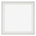 Bilderrahmen 35x35cm Weiss Gewischt MDF Lazio Vorne | Yourdecoration.at