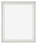 Bilderrahmen 35x45cm Weiss Gewischt MDF Lazio Vorne | Yourdecoration.at