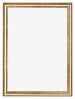 Bilderrahmen 35x50cm Gold Antik MDF Lazio Vorne | Yourdecoration.at