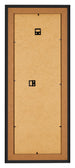 Bilderrahmen 37 5x98cm Schwarz Gemasert MDF Lazio Ruckseite | Yourdecoration.at
