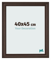 Bilderrahmen 40x45cm Eiche Dunkel MDF Lazio Vorne Messe | Yourdecoration.at