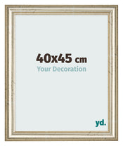 Bilderrahmen 40x45cm Metallglanz MDF Lazio Vorne Messe | Yourdecoration.at