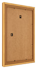 Bilderrahmen 40x50cm Gold Matt MDF Lazio Ruckseite Schrag | Yourdecoration.at
