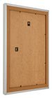 Bilderrahmen 40x55cm Silber Matt MDF Lazio Ruckseite Schrag | Yourdecoration.at
