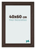 Bilderrahmen 40x60cm Eiche Dunkel MDF Lazio Vorne Messe | Yourdecoration.at