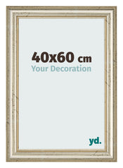 Bilderrahmen 40x60cm Metallglanz MDF Lazio Vorne Messe | Yourdecoration.at