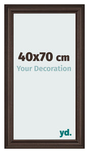 Bilderrahmen 40x70cm Eiche Dunkel MDF Lazio Vorne Messe | Yourdecoration.at