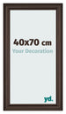 Bilderrahmen 40x70cm Eiche Dunkel MDF Lazio Vorne Messe | Yourdecoration.at