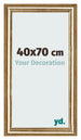 Bilderrahmen 40x70cm Gold Antik MDF Lazio Vorne Messe | Yourdecoration.at