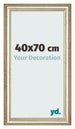 Bilderrahmen 40x70cm Metallglanz MDF Lazio Vorne Messe | Yourdecoration.at