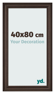 Bilderrahmen 40x80cm Eiche Dunkel MDF Lazio Vorne Messe | Yourdecoration.at