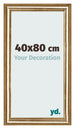 Bilderrahmen 40x80cm Gold Antik MDF Lazio Vorne Messe | Yourdecoration.at