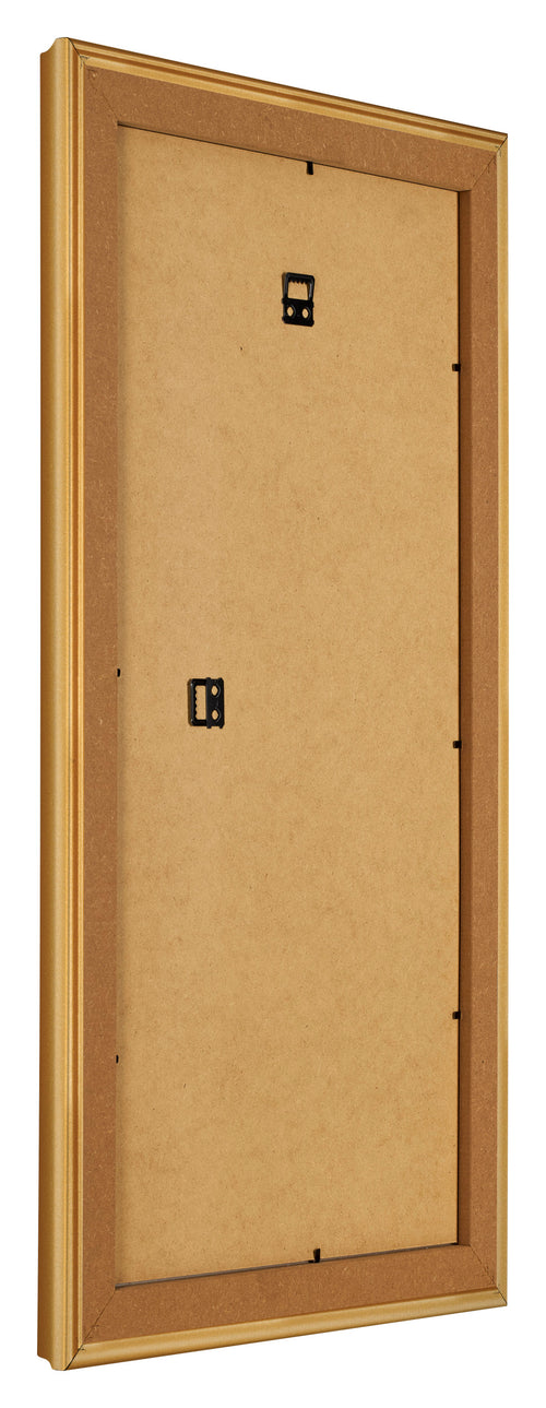 Bilderrahmen 40x80cm Gold Matt MDF Lazio Ruckseite Schrag | Yourdecoration.at