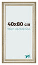 Bilderrahmen 40x80cm Metallglanz MDF Lazio Vorne Messe | Yourdecoration.at