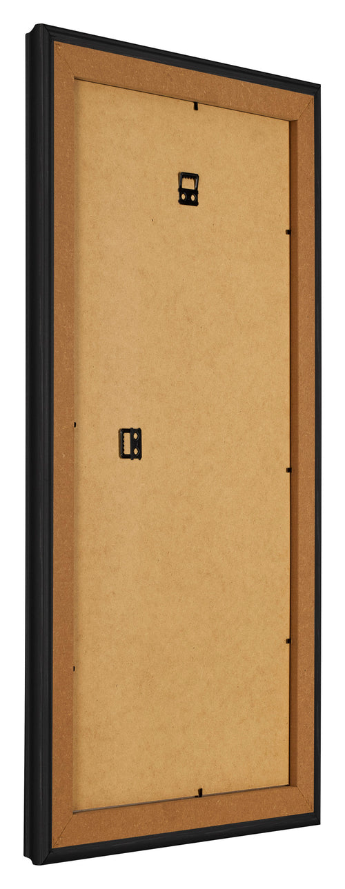 Bilderrahmen 40x80cm Schwarz Gemasert MDF Lazio Ruckseite Schrag | Yourdecoration.at