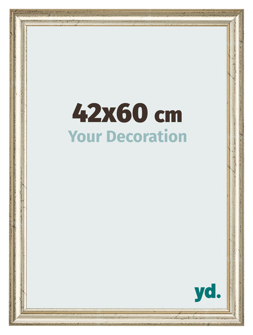 Bilderrahmen 42x60cm Metallglanz MDF Lazio Vorne Messe | Yourdecoration.at