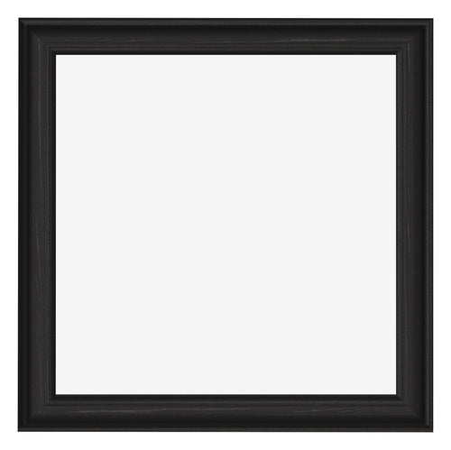 Bilderrahmen 45x45cm Schwarz Gemasert MDF Lazio Vorne | Yourdecoration.at
