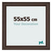 Bilderrahmen 55x55cm Eiche Dunkel MDF Lazio Vorne Messe | Yourdecoration.at