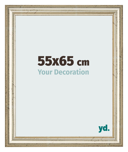 Bilderrahmen 55x65cm Metallglanz MDF Lazio Vorne Messe | Yourdecoration.at