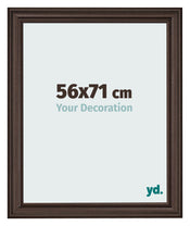Bilderrahmen 56x71cm Eiche Dunkel MDF Lazio Vorne Messe | Yourdecoration.at