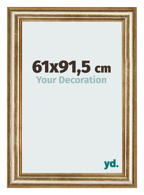 Bilderrahmen 61x91 5cm Gold Antik MDF Lazio Vorne Messe | Yourdecoration.at