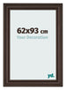 Bilderrahmen 62x93cm Eiche Dunkel MDF Lazio Vorne Messe | Yourdecoration.at