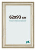 Bilderrahmen 62x93cm Metallglanz MDF Lazio Vorne Messe | Yourdecoration.at