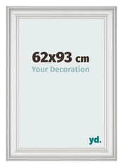 Bilderrahmen 62x93cm Weiss Gewischt MDF Lazio Vorne Messe | Yourdecoration.at