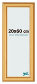 Bilderrahmen 20x60cm Gold Matt MDF Lazio Vorne Messe | Yourdecoration.at