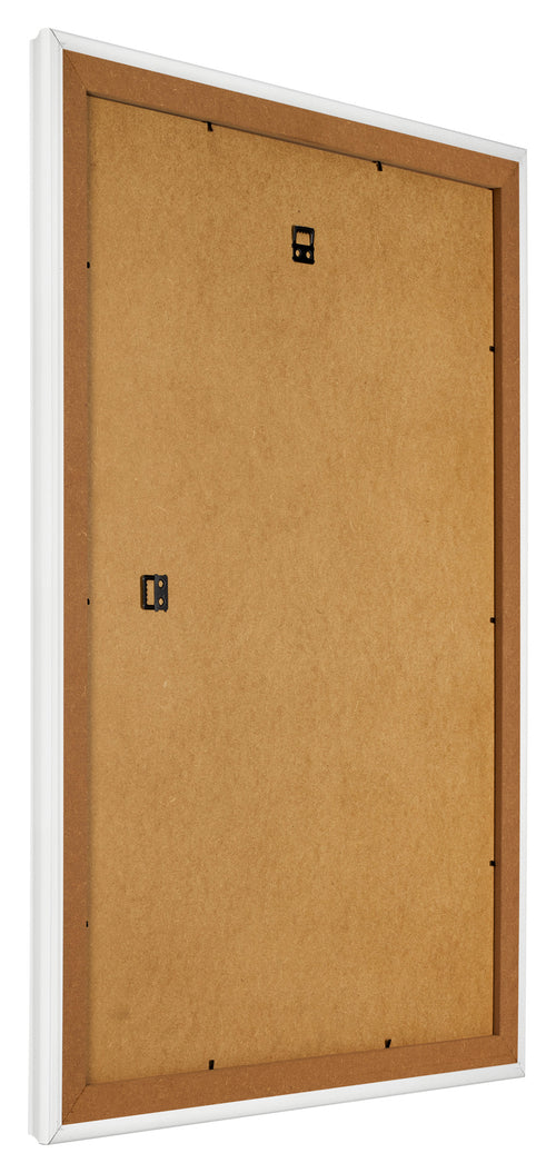 Bilderrahmen 25x35cm Weiss Gewischt MDF Lazio Ruckseite Schrag | Yourdecoration.at