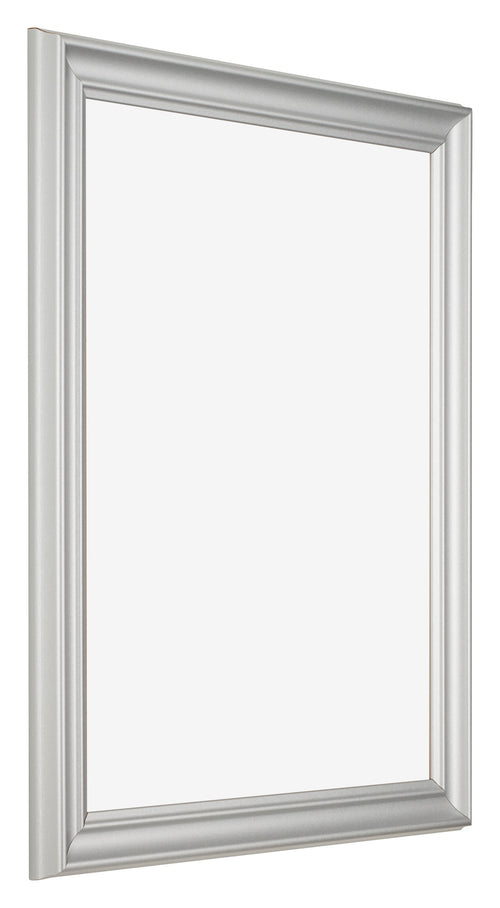 Bilderrahmen 28x35cm Silber Matt MDF Lazio Vorne Schrag | Yourdecoration.at