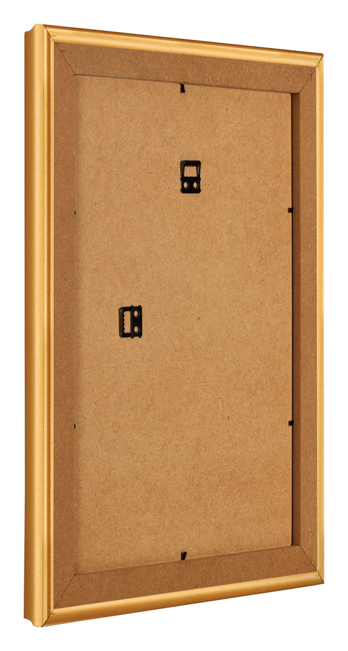 Bilderrahmen 30x40cm Gold Matt MDF Lazio Ruckseite Schrag | Yourdecoration.at