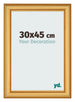 Bilderrahmen 30x45cm Gold Matt MDF Lazio Vorne Messe | Yourdecoration.at