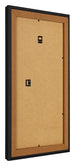Bilderrahmen 33x48cm Schwarz Gemasert MDF Lazio Ruckseite Schrag | Yourdecoration.at