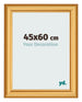 Bilderrahmen 45x60cm Gold Matt MDF Lazio Vorne Messe | Yourdecoration.at